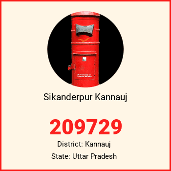 Sikanderpur Kannauj pin code, district Kannauj in Uttar Pradesh