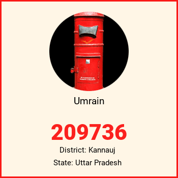 Umrain pin code, district Kannauj in Uttar Pradesh