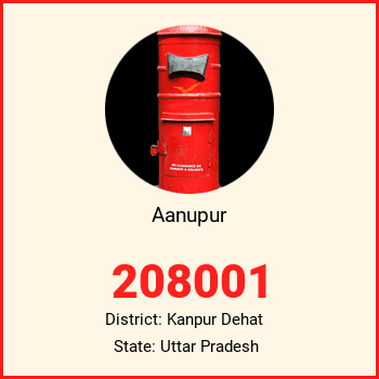 Aanupur pin code, district Kanpur Dehat in Uttar Pradesh