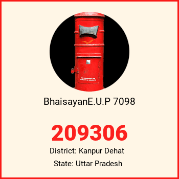 BhaisayanE.U.P 7098 pin code, district Kanpur Dehat in Uttar Pradesh