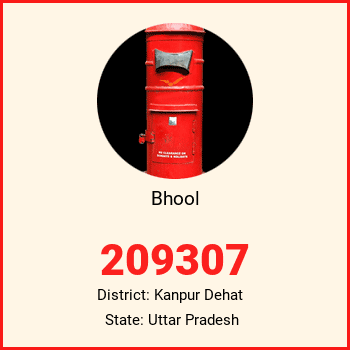 Bhool pin code, district Kanpur Dehat in Uttar Pradesh