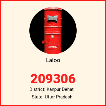 Laloo pin code, district Kanpur Dehat in Uttar Pradesh
