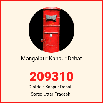 Mangalpur Kanpur Dehat pin code, district Kanpur Dehat in Uttar Pradesh