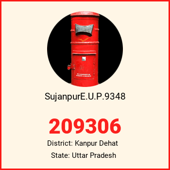 SujanpurE.U.P.9348 pin code, district Kanpur Dehat in Uttar Pradesh
