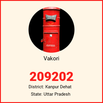 Vakori pin code, district Kanpur Dehat in Uttar Pradesh