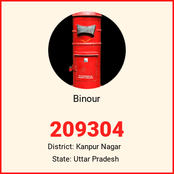 Binour pin code, district Kanpur Nagar in Uttar Pradesh