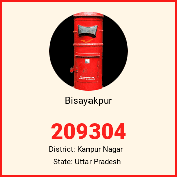 Bisayakpur pin code, district Kanpur Nagar in Uttar Pradesh
