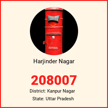 Harjinder Nagar pin code, district Kanpur Nagar in Uttar Pradesh