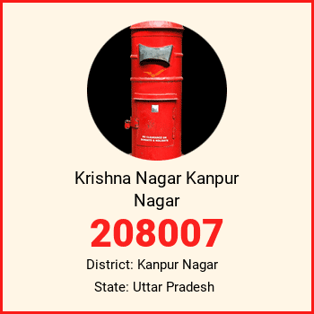 Krishna Nagar Kanpur Nagar pin code, district Kanpur Nagar in Uttar Pradesh