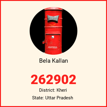Bela Kallan pin code, district Kheri in Uttar Pradesh