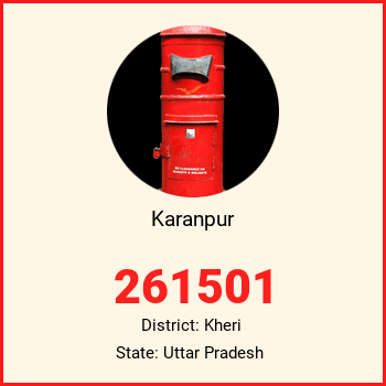 Karanpur pin code, district Kheri in Uttar Pradesh