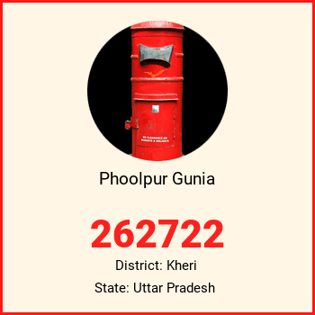 Phoolpur Gunia pin code, district Kheri in Uttar Pradesh