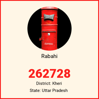 Rabahi pin code, district Kheri in Uttar Pradesh