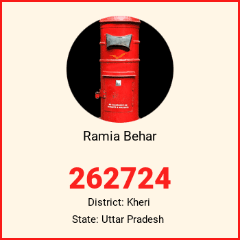 Ramia Behar pin code, district Kheri in Uttar Pradesh