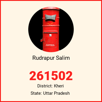 Rudrapur Salim pin code, district Kheri in Uttar Pradesh