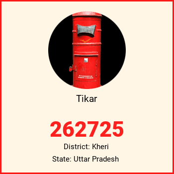 Tikar pin code, district Kheri in Uttar Pradesh