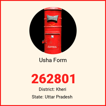 Usha Form pin code, district Kheri in Uttar Pradesh