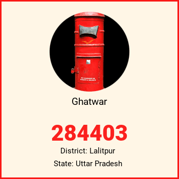 Ghatwar pin code, district Lalitpur in Uttar Pradesh