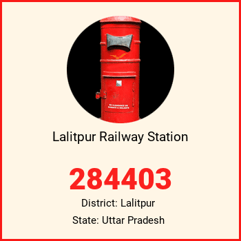Lalitpur Railway Station pin code, district Lalitpur in Uttar Pradesh