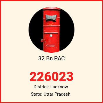 32 Bn PAC pin code, district Lucknow in Uttar Pradesh