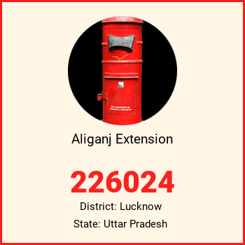 Aliganj Extension pin code, district Lucknow in Uttar Pradesh