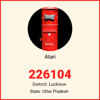 Atari pin code, district Lucknow in Uttar Pradesh