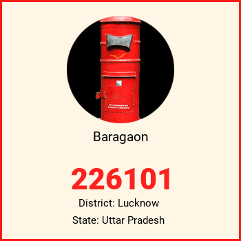 Baragaon pin code, district Lucknow in Uttar Pradesh