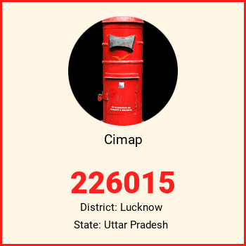 Cimap pin code, district Lucknow in Uttar Pradesh