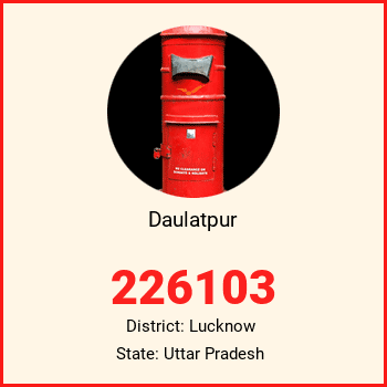 Daulatpur pin code, district Lucknow in Uttar Pradesh