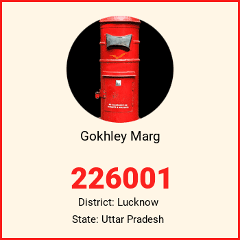 Gokhley Marg pin code, district Lucknow in Uttar Pradesh