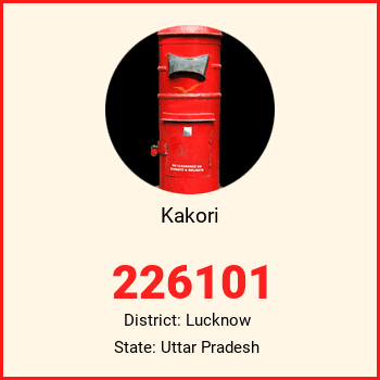 Kakori pin code, district Lucknow in Uttar Pradesh