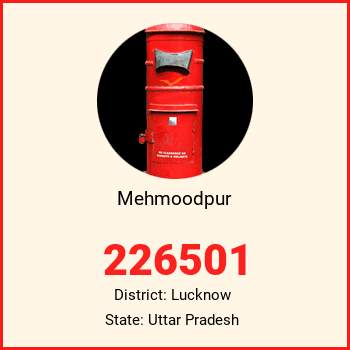 Mehmoodpur pin code, district Lucknow in Uttar Pradesh