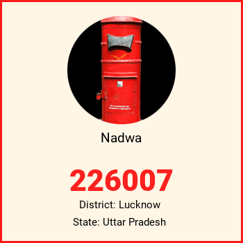 Nadwa pin code, district Lucknow in Uttar Pradesh