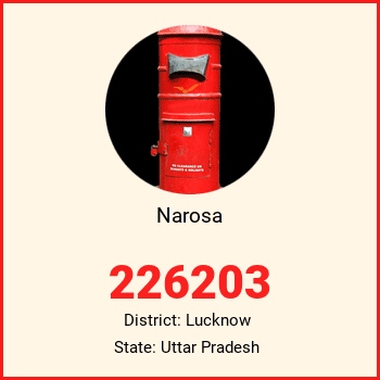 Narosa pin code, district Lucknow in Uttar Pradesh