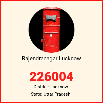Rajendranagar Lucknow pin code, district Lucknow in Uttar Pradesh
