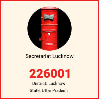 Secretariat Lucknow pin code, district Lucknow in Uttar Pradesh