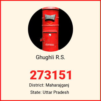 Ghughli R.S. pin code, district Maharajganj in Uttar Pradesh