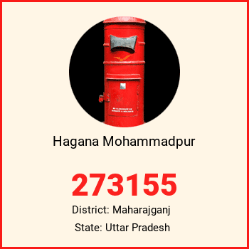 Hagana Mohammadpur pin code, district Maharajganj in Uttar Pradesh