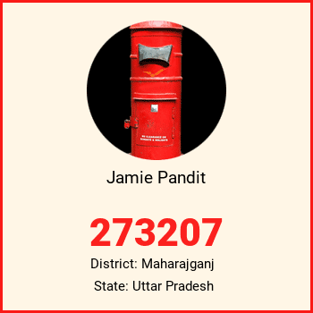 Jamie Pandit pin code, district Maharajganj in Uttar Pradesh