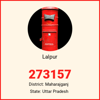 Lalpur pin code, district Maharajganj in Uttar Pradesh