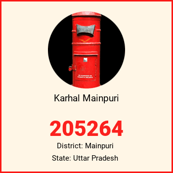 Karhal Mainpuri pin code, district Mainpuri in Uttar Pradesh