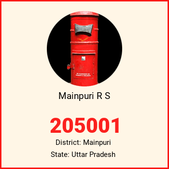Mainpuri R S pin code, district Mainpuri in Uttar Pradesh