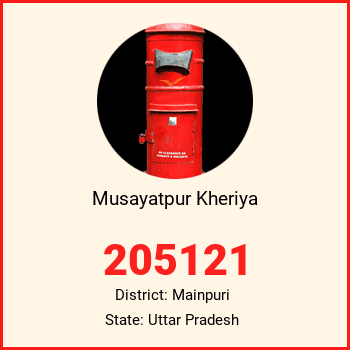 Musayatpur Kheriya pin code, district Mainpuri in Uttar Pradesh