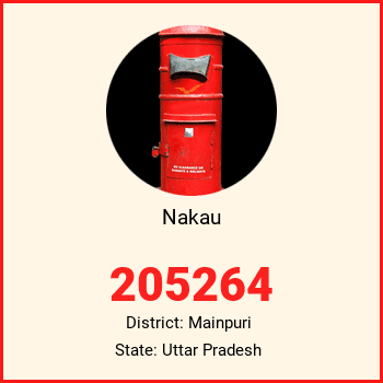 Nakau pin code, district Mainpuri in Uttar Pradesh