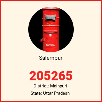 Salempur pin code, district Mainpuri in Uttar Pradesh
