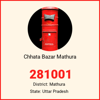 Chhata Bazar Mathura pin code, district Mathura in Uttar Pradesh