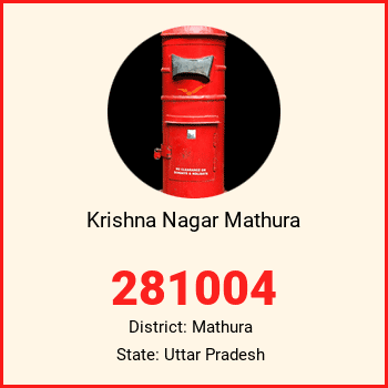 Krishna Nagar Mathura pin code, district Mathura in Uttar Pradesh