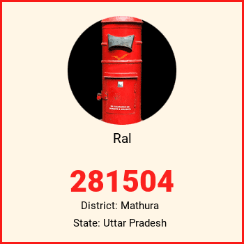 Ral pin code, district Mathura in Uttar Pradesh