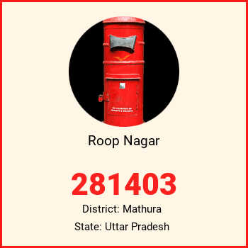 Roop Nagar pin code, district Mathura in Uttar Pradesh