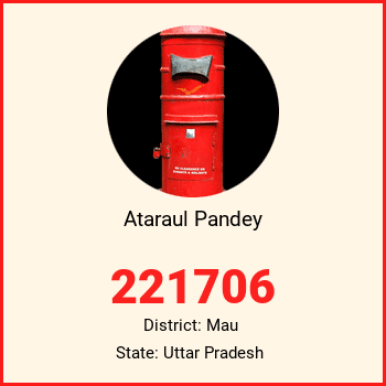 Ataraul Pandey pin code, district Mau in Uttar Pradesh